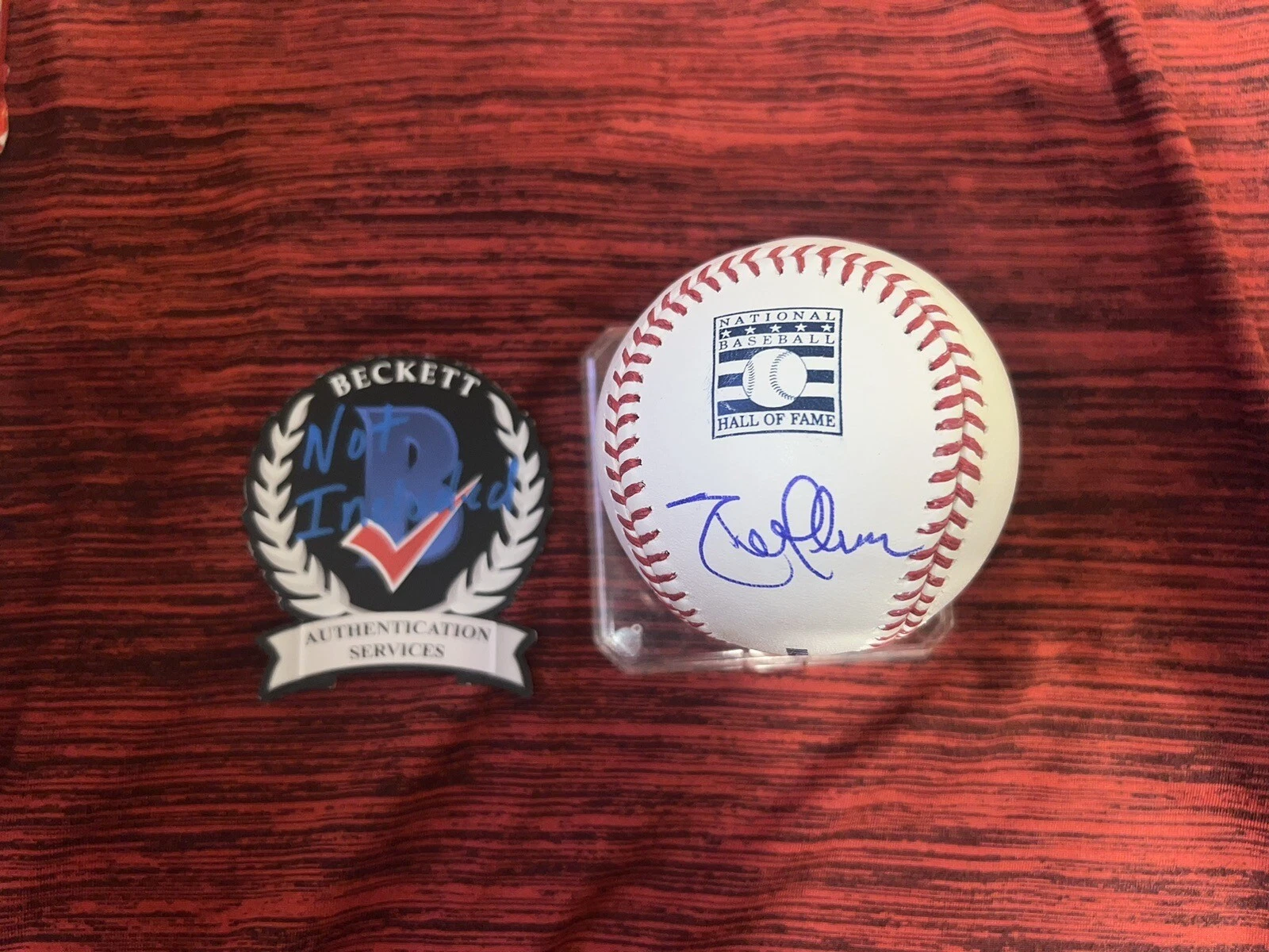 Randy Johnson Signed Official Hall Of Fame Baseball Mariners Dbacks Beckett