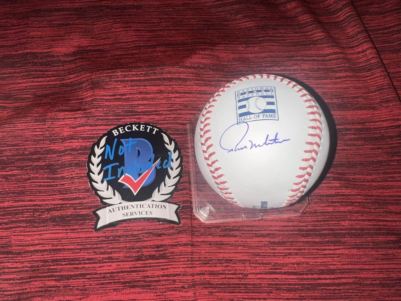 Paul Molitor Signed Official Hall Of Fame Baseball Minnesota Twins Beckett