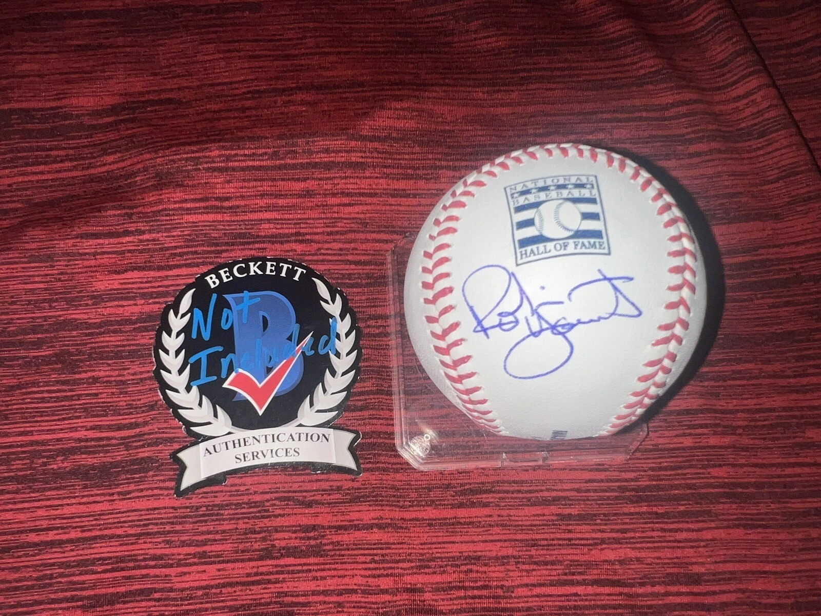 Robin Yount Signed Official Hall Of Fame Baseball Milwaukee Brewers Beckett #3