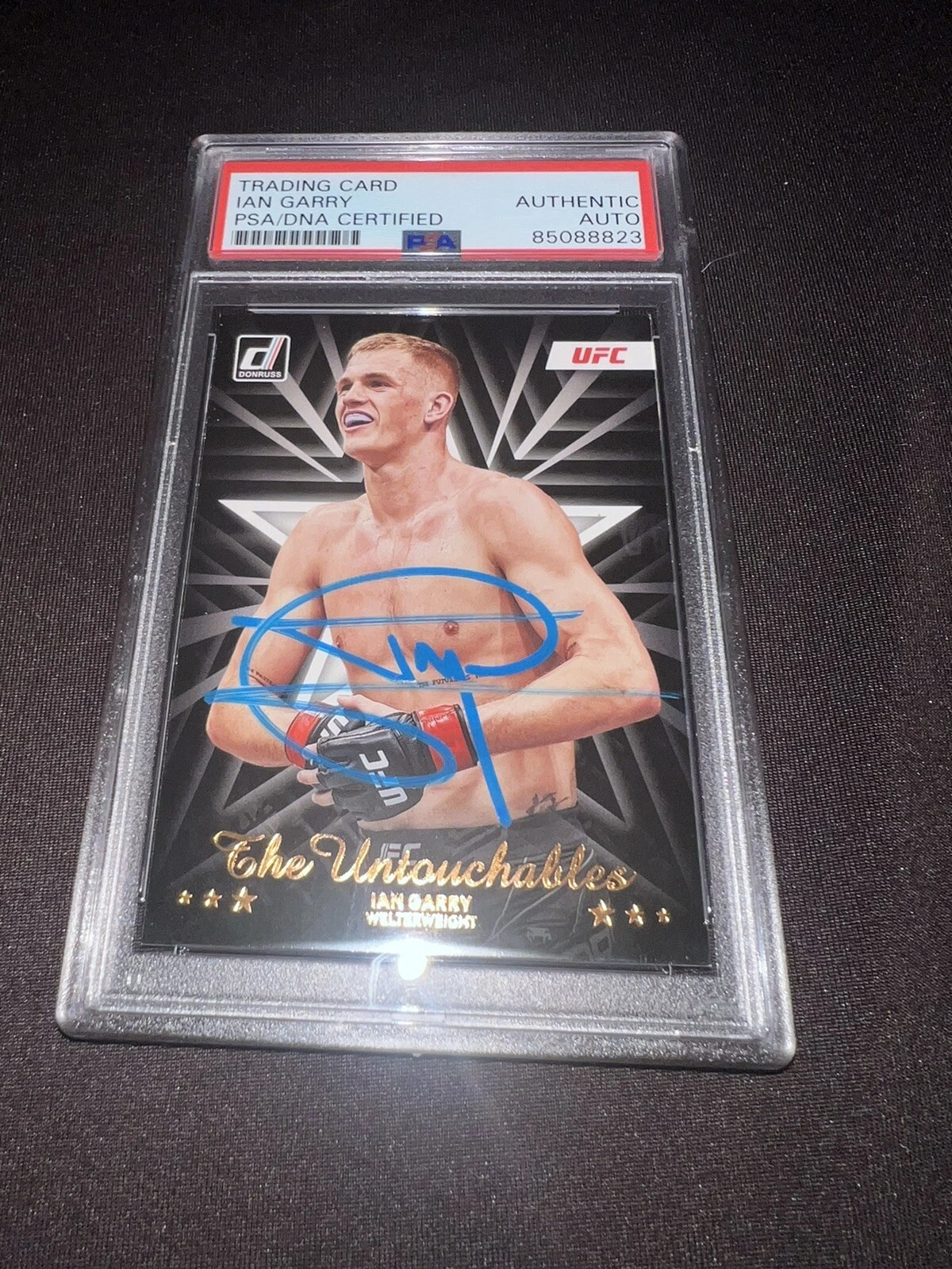 Ian Garry Signed 2023 Panini Donruss Untouchables UFC Trading Card PSA/DNA