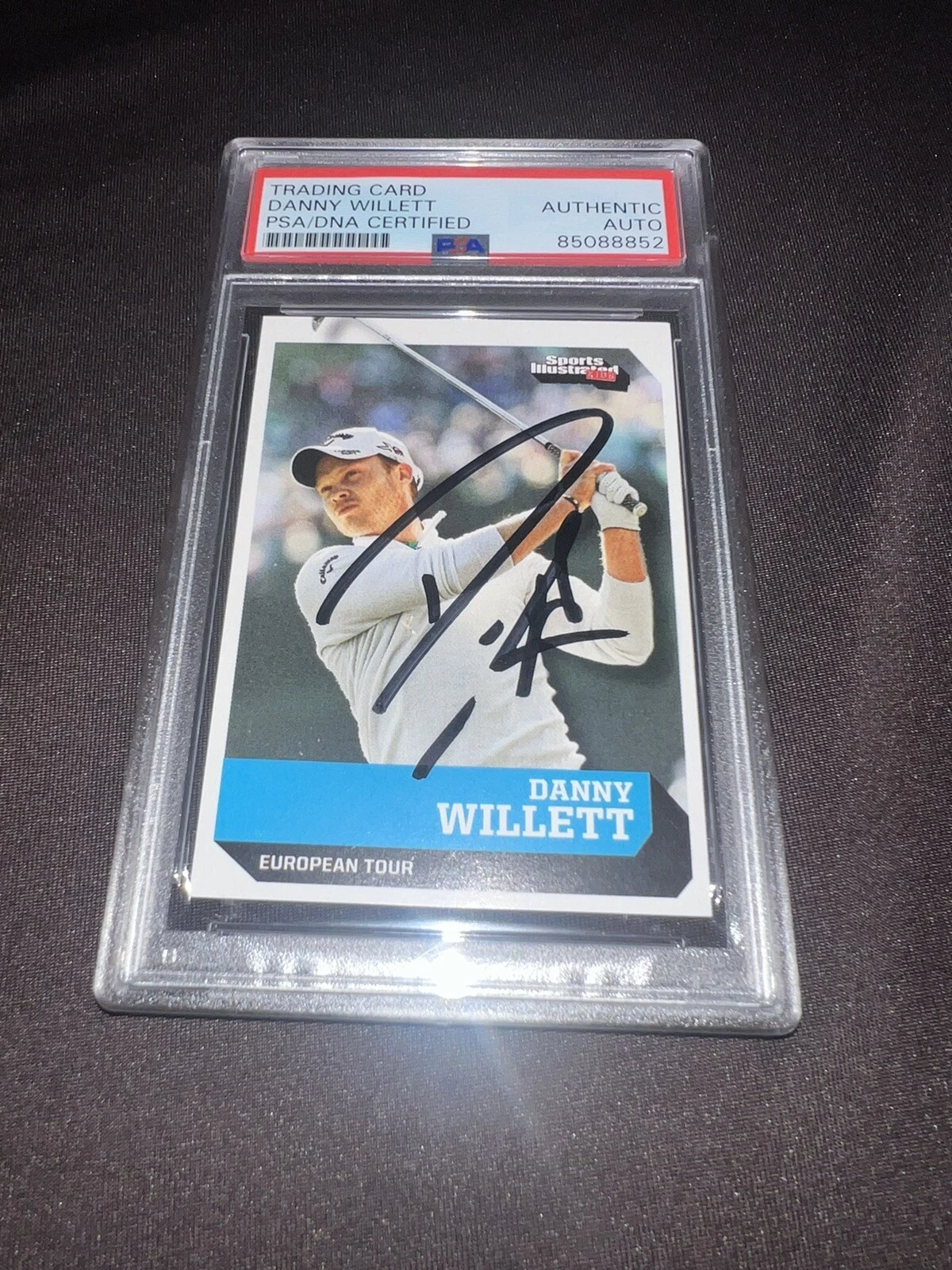 Danny Willett Signed 2016 Sports Illustrated For Kids Trading Card PSA/DNA
