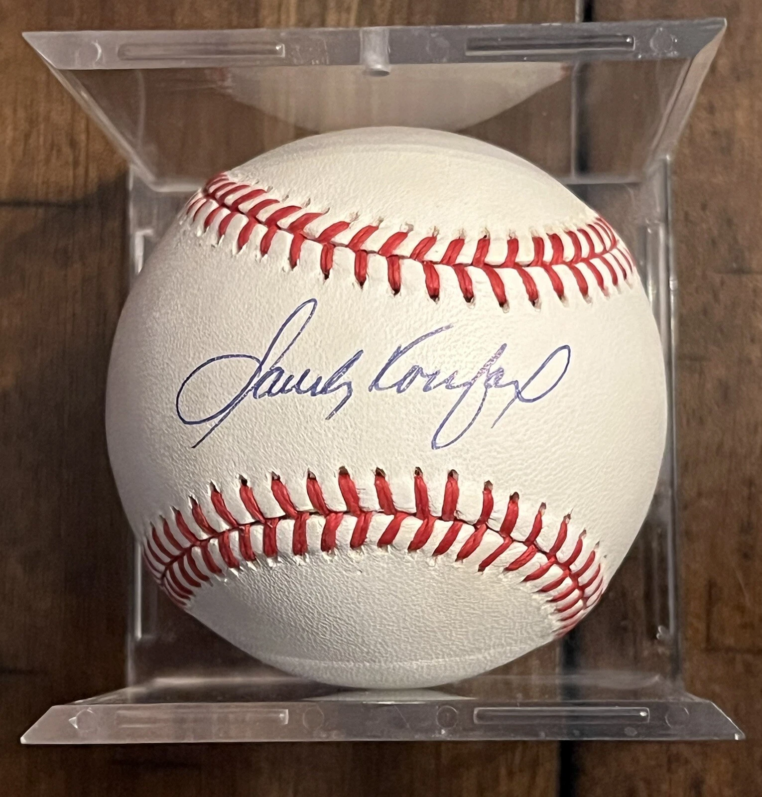 Sandy Koufax Autographed Signed NL Baseball Ball RARE Dodgers SCOREBOARD COA