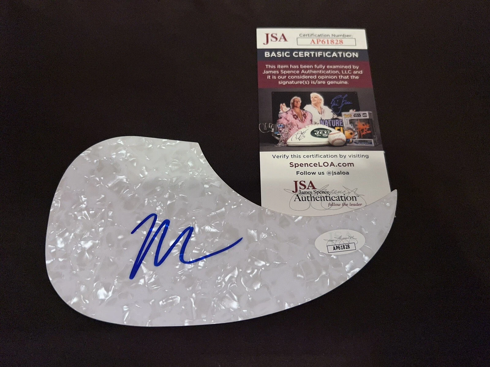 Morgan Wade Signed Acoustic Pickguard Country Music Superstar JSA Auth #3