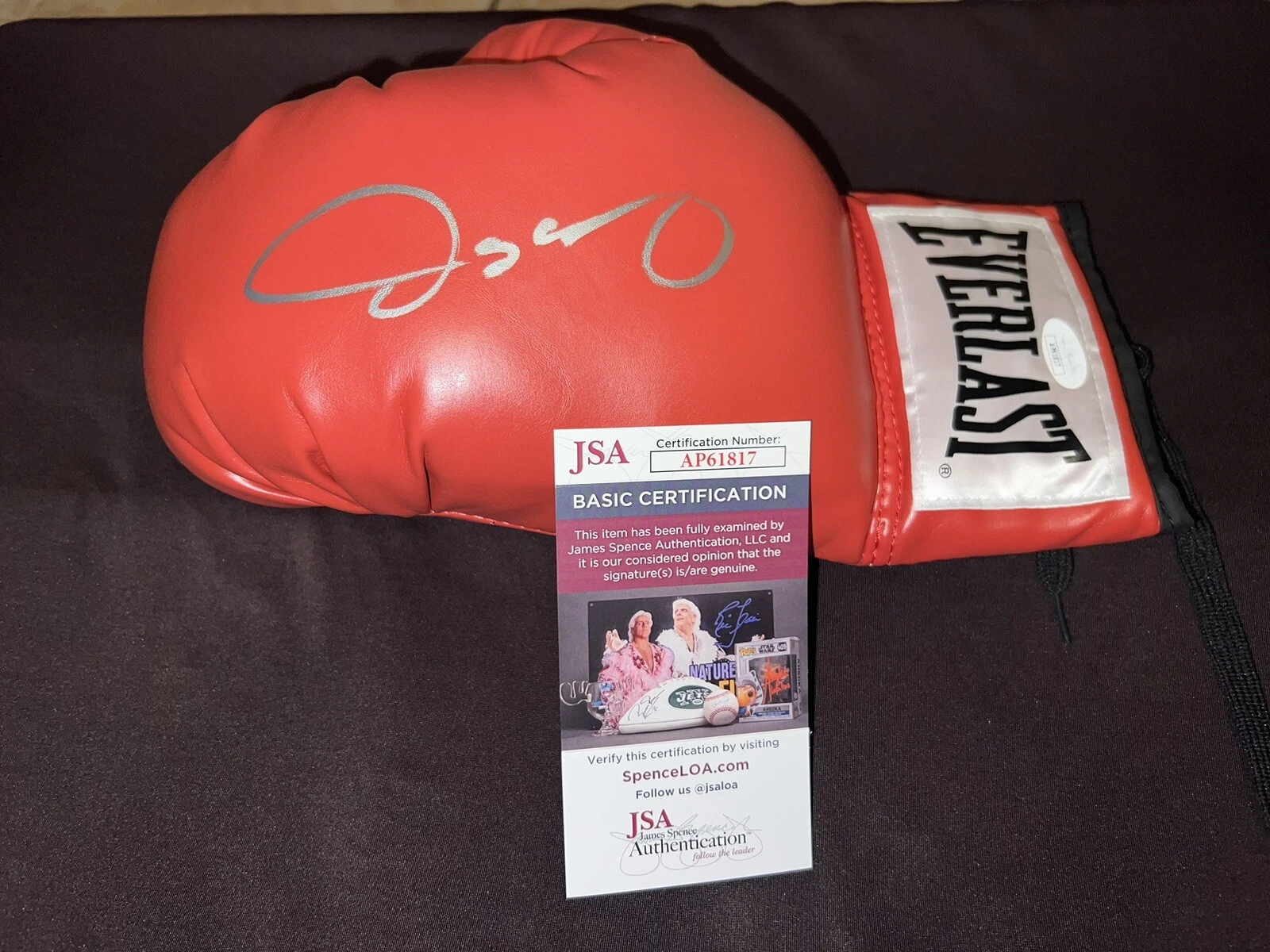 Oscar De La Hoya Signed Everlast Boxing Glove Golden Boy Legend JSA Auth #3