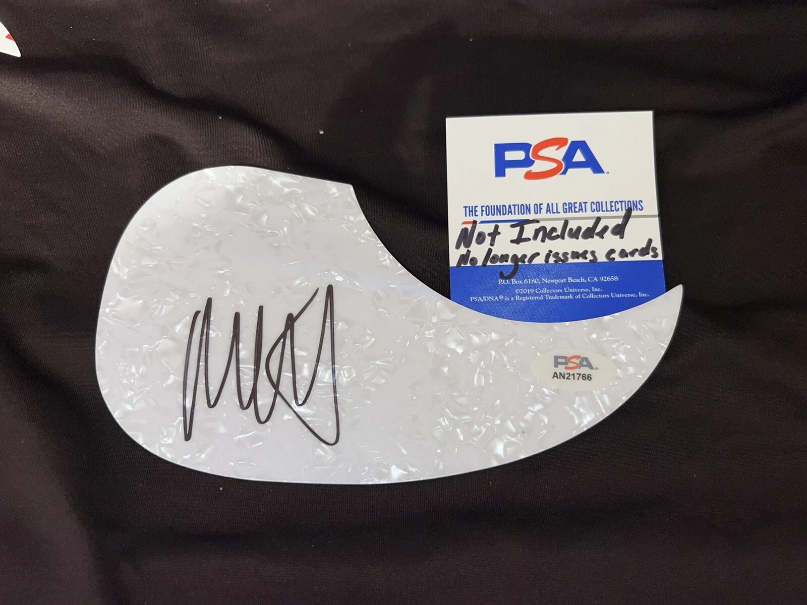 Matt Healy Signed Acoustic Pickguard 1975 Band Lead Singer Star PSA/DNA #5