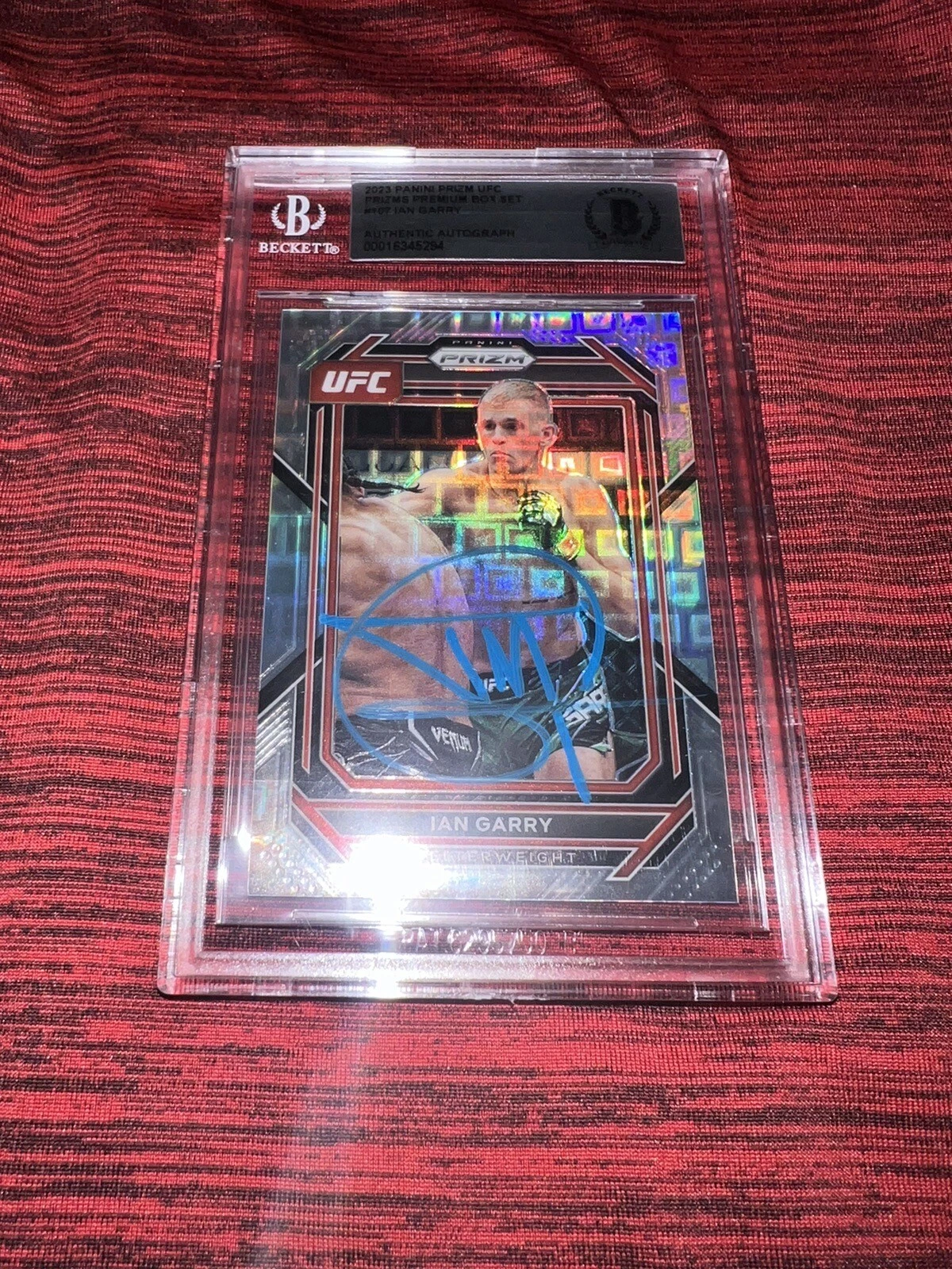 Ian Garry Signed 2023 Panini Premium Box Set Card Trading Card Future Beckett