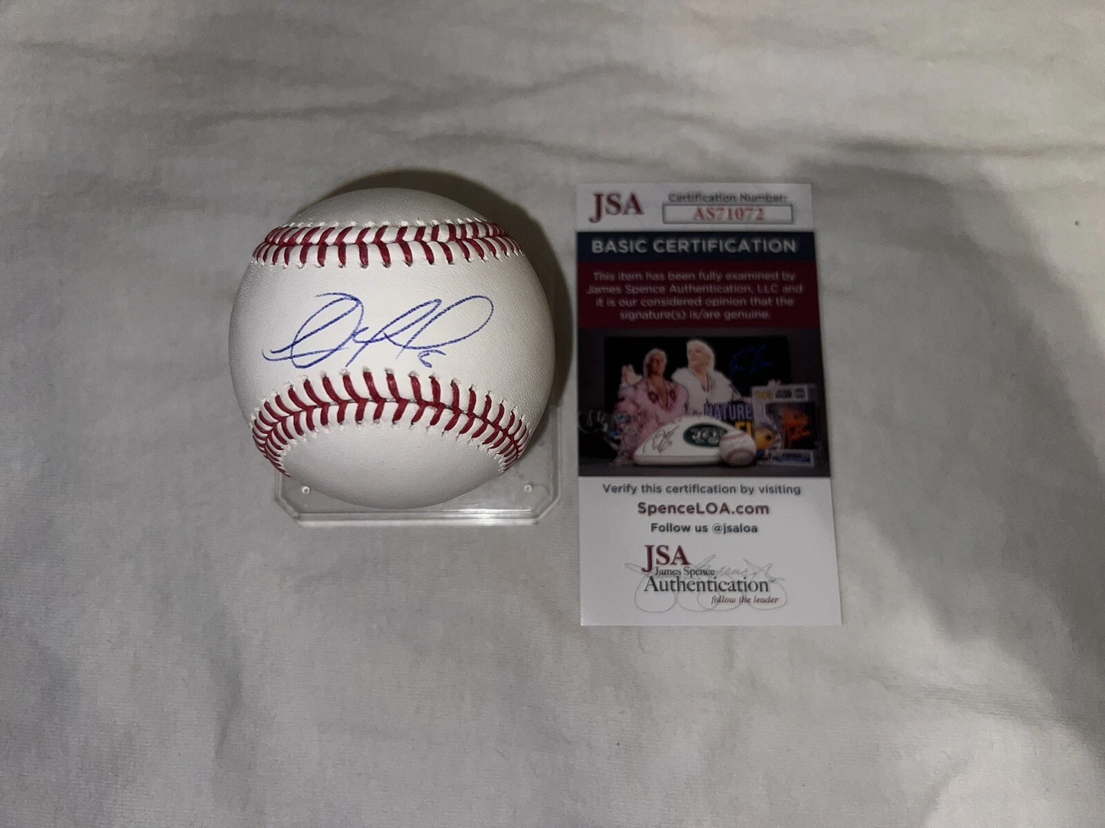 Christopher Morel Signed Official Major League Baseball Chicago Cubs Star JSA