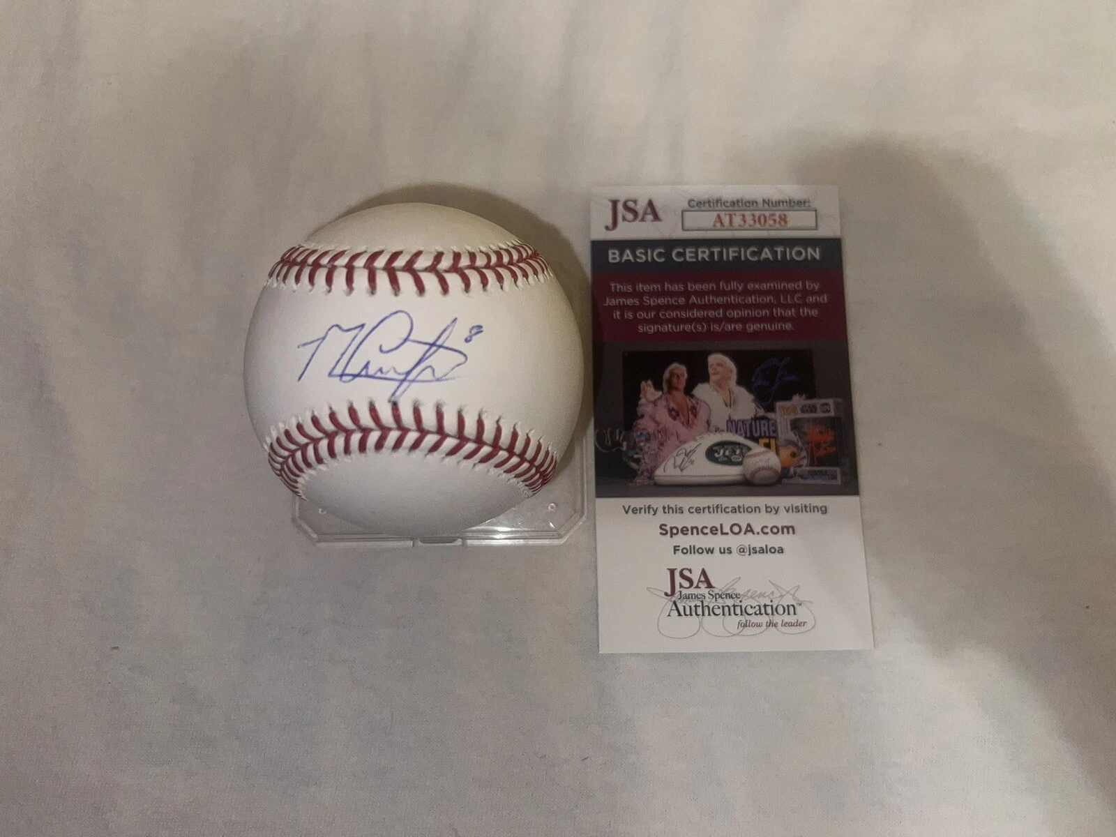 Michael Conforto Signed Official Major League Baseball San Francisco Giants JSA