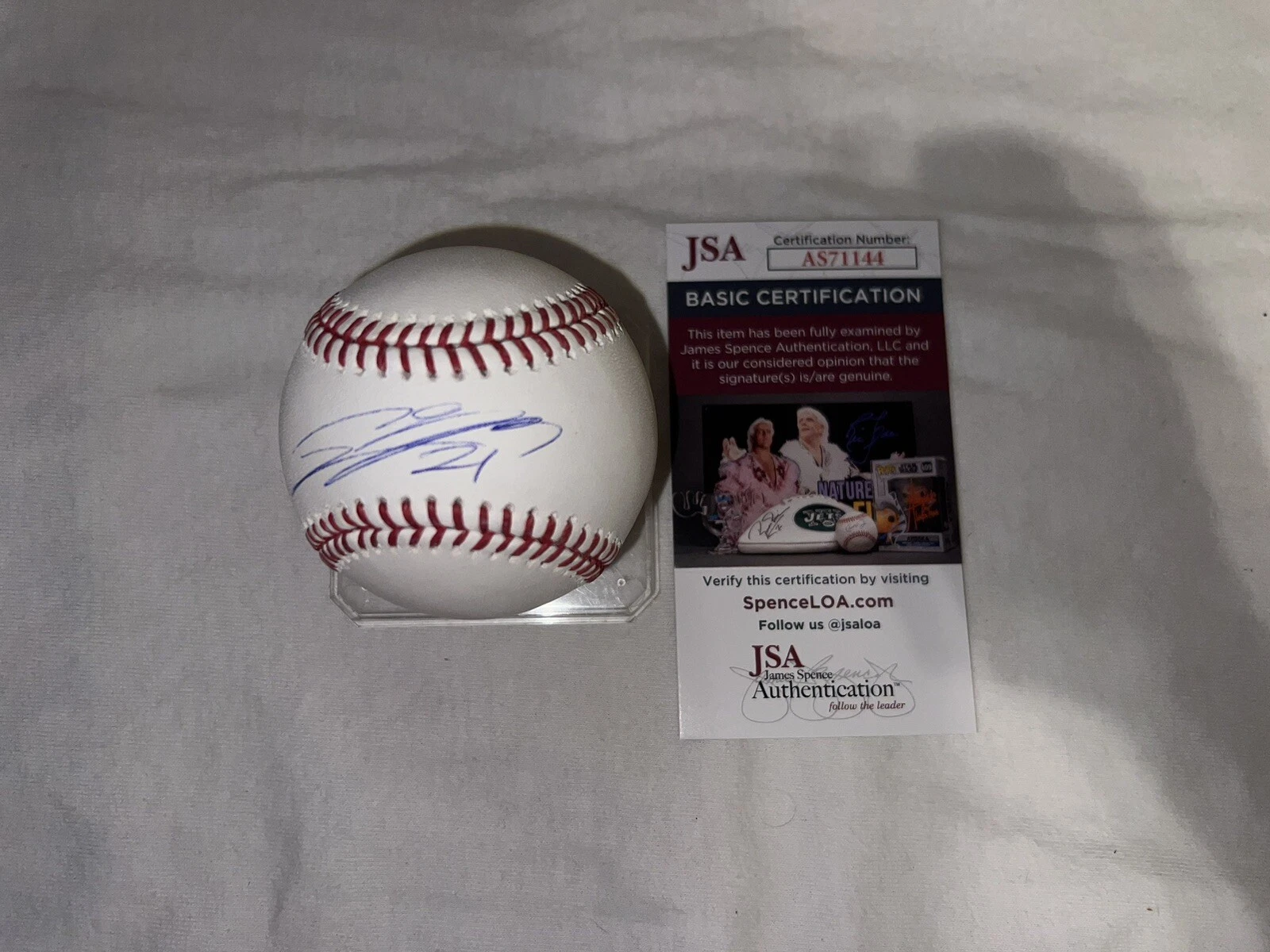 Woo-Suk Go Signed Official Major League Baseball San Diego Padres Star JSA