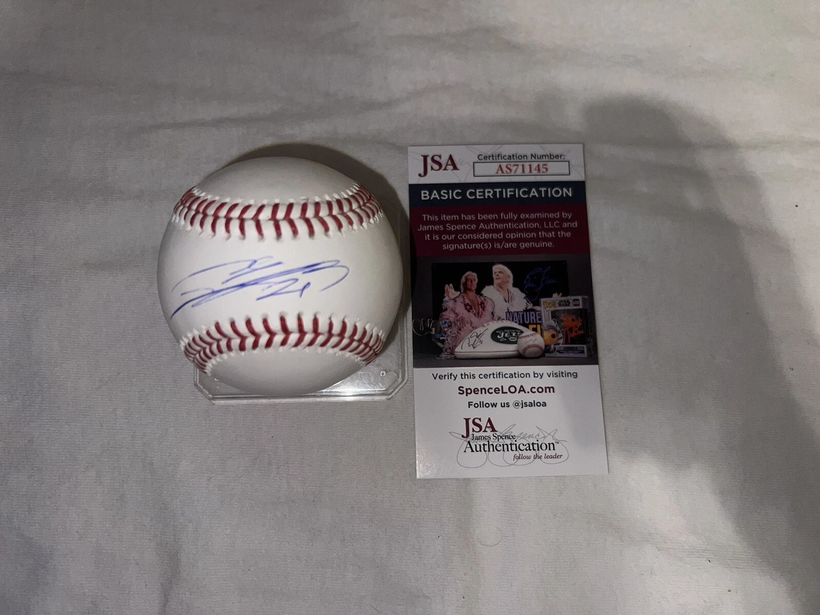 Woo-Suk Go Signed Official Major League Baseball San Diego Padres Star JSA #2