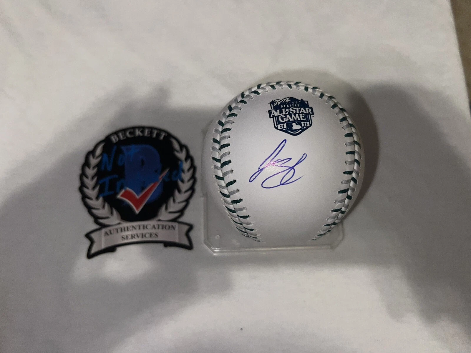 Justin Steele Signed Official 2023 All Star Baseball Chicago Cubs Ace Beckett