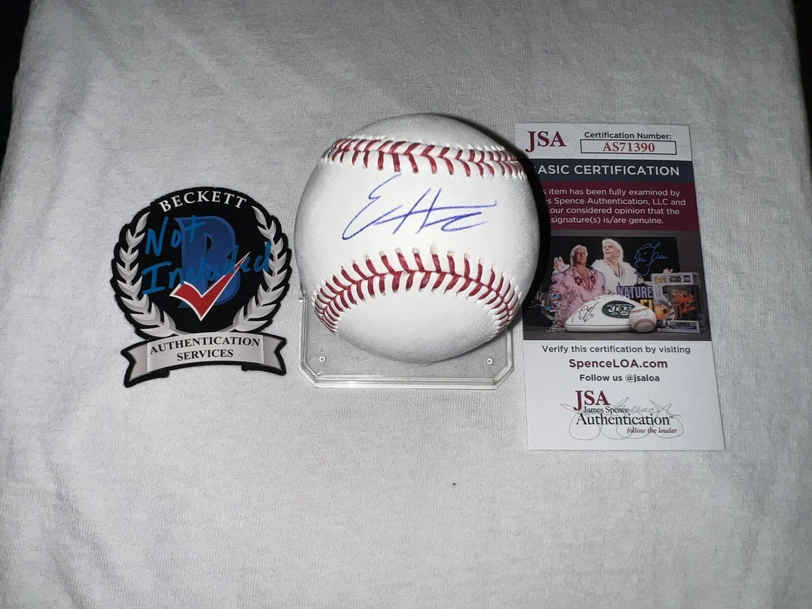 Emerson Hancock Signed Official Major League Baseball Seattle Mariners BAS JSA