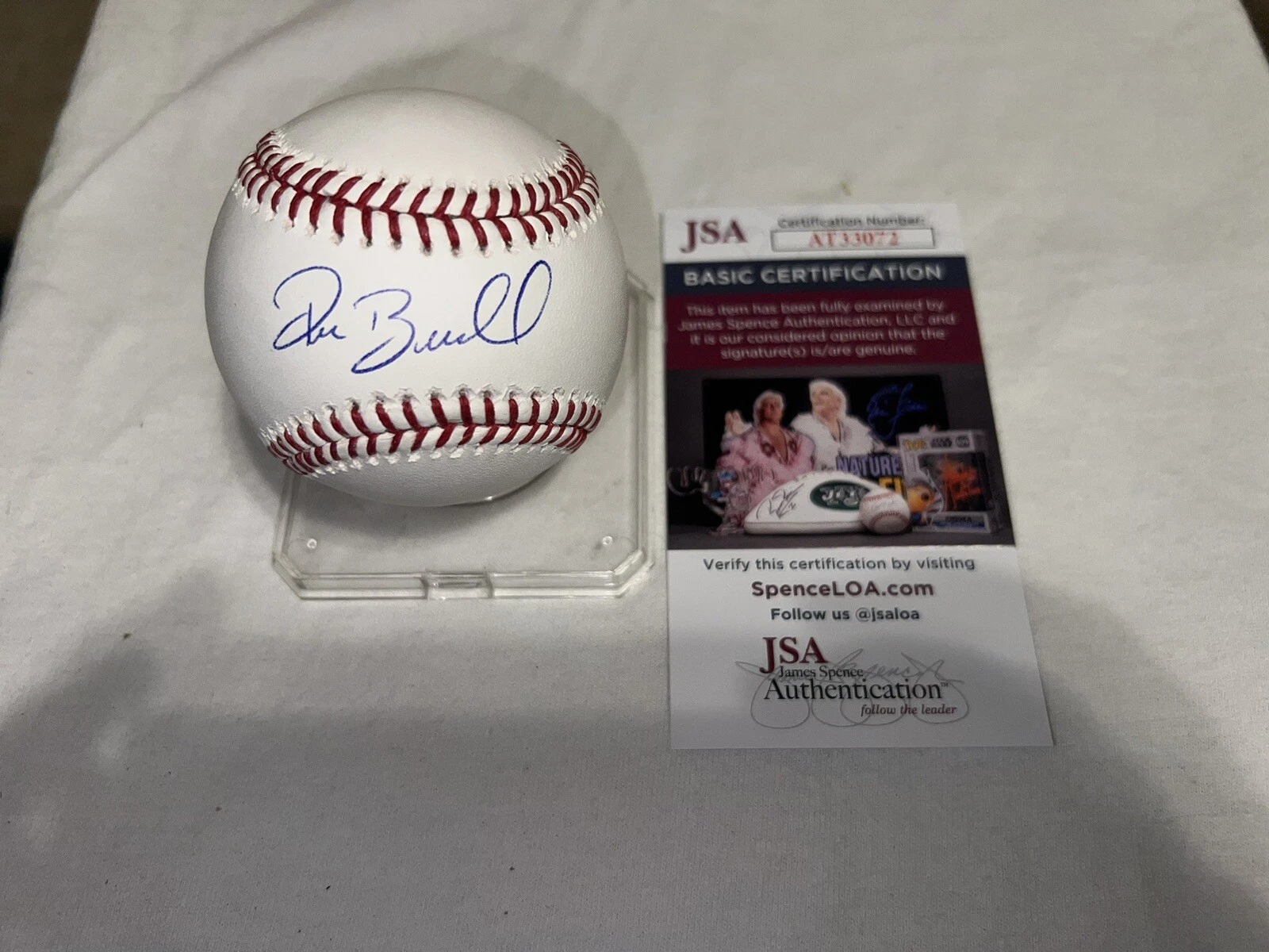 Pat Burrell Signed Official Major League Baseball San Francisco Giants JSA #3