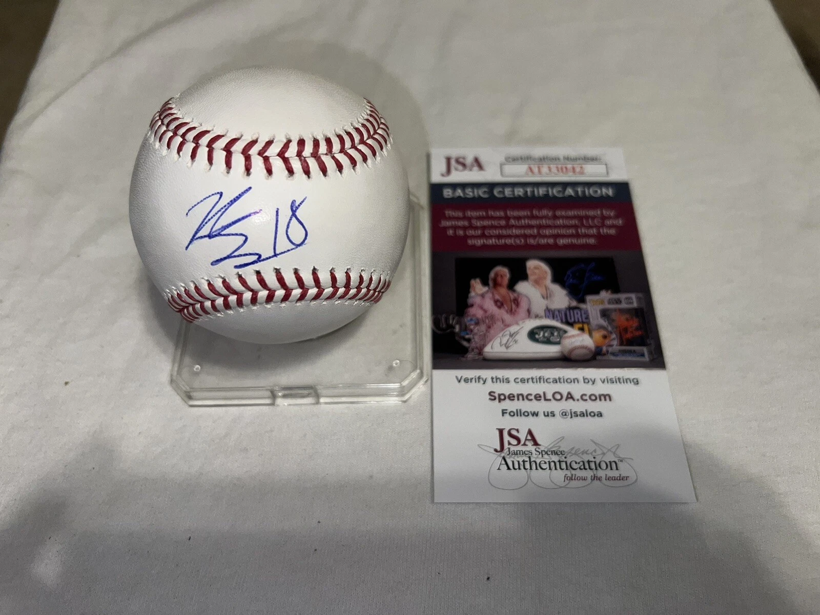 Nolan Schanuel Signed Official Major League Baseball Los Angeles Angels JSA