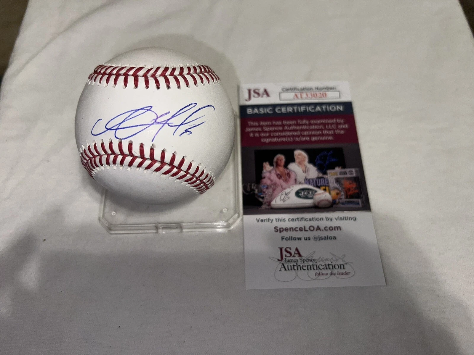 Christopher Morel Signed Official Major League Baseball Chicago Cubs Star JSA #3