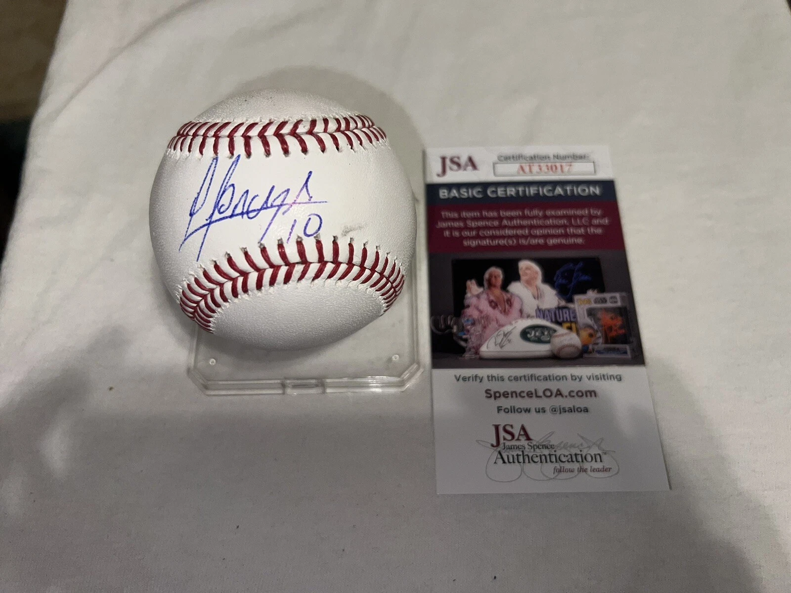 Yoan Moncada Signed Official Major League Baseball Chicago White Sox JSA
