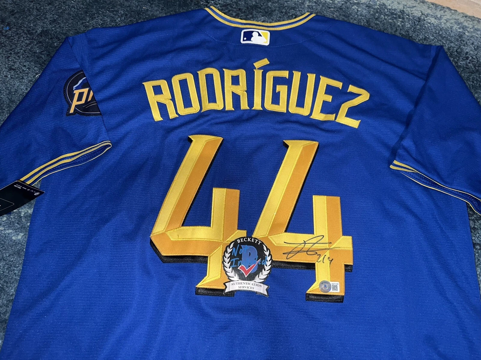 Julio Rodriguez Signed Seattle Mariners Jersey City Connect Superstar Beckett