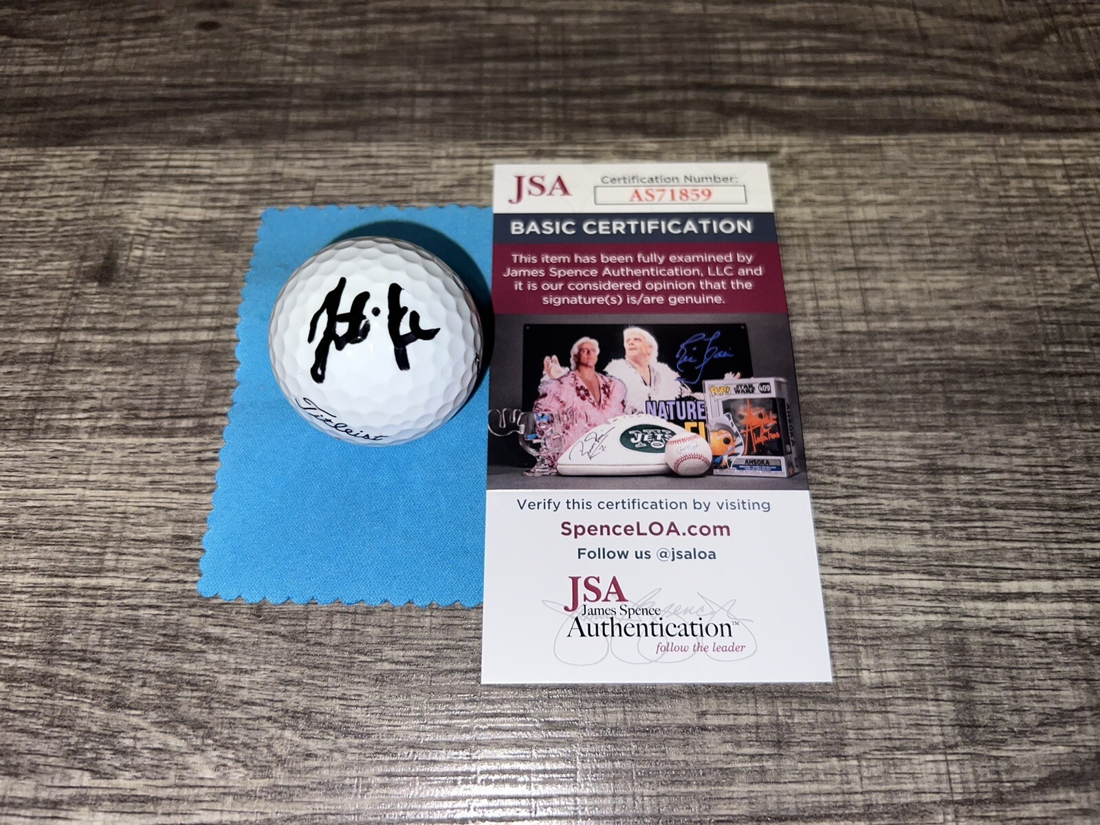 Justin Suh Signed Official Titleist Golf Ball PGA Champion JSA Cert