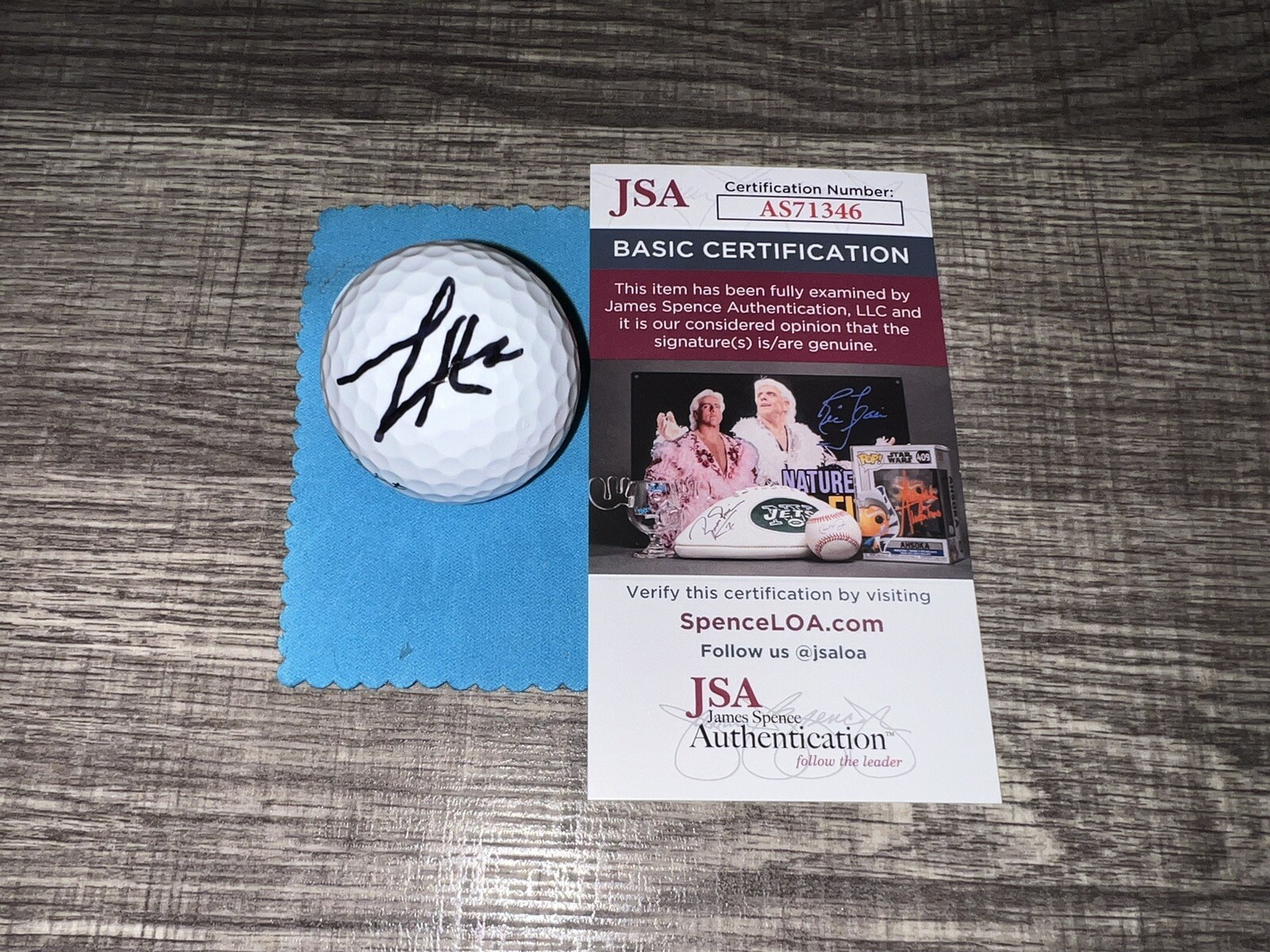 KH Lee Signed Official Titleist Golf Ball PGA Champion JSA Cert