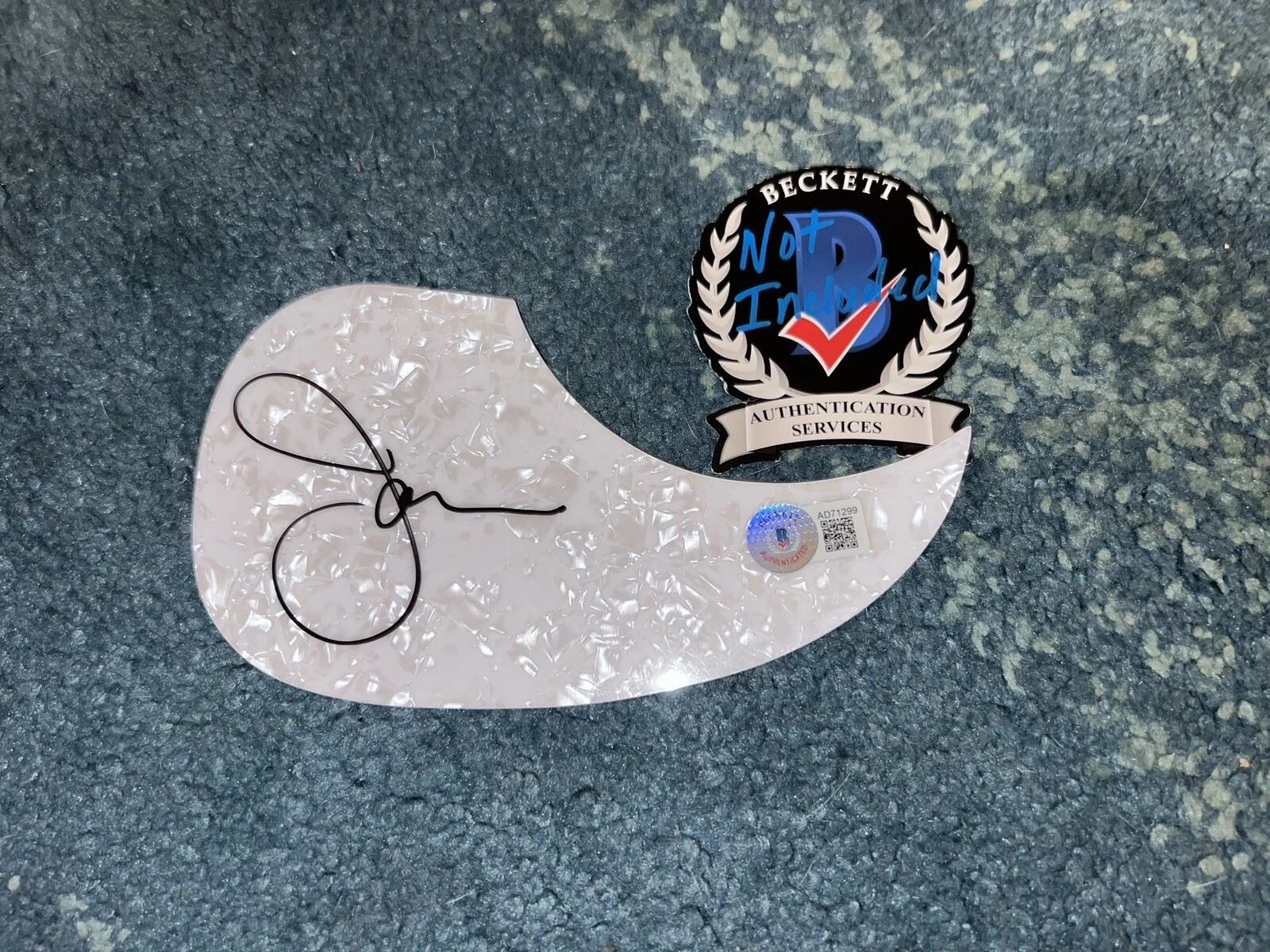 John Stamos Signed Acoustic Pickguard TV & Music Superstar Beckett #3