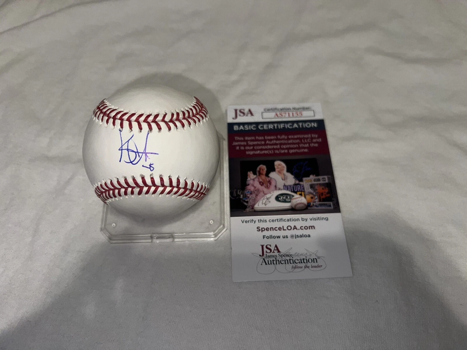 Kyle Harrison Signed Official Major League Baseball San Francisco Giants JSA #2