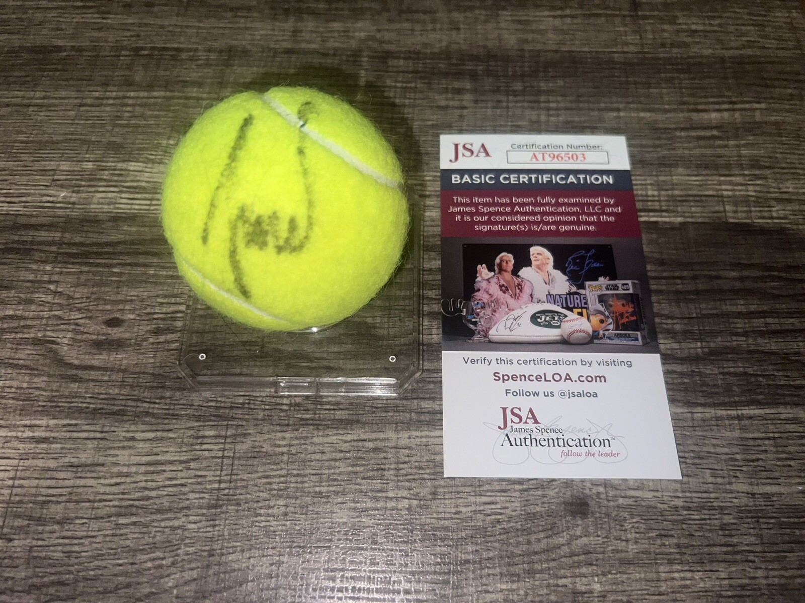 Elena Rybakina Signed Wilson 1 Tennis Ball Russia Legends Star JSA Auth