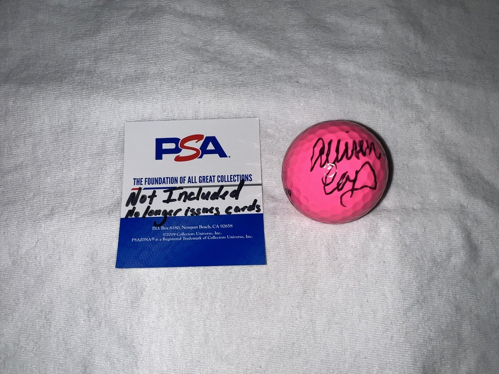 Allisen Corpuz Signed Callaway Golf Ball LPGA Legend Superstar PSA/DNA