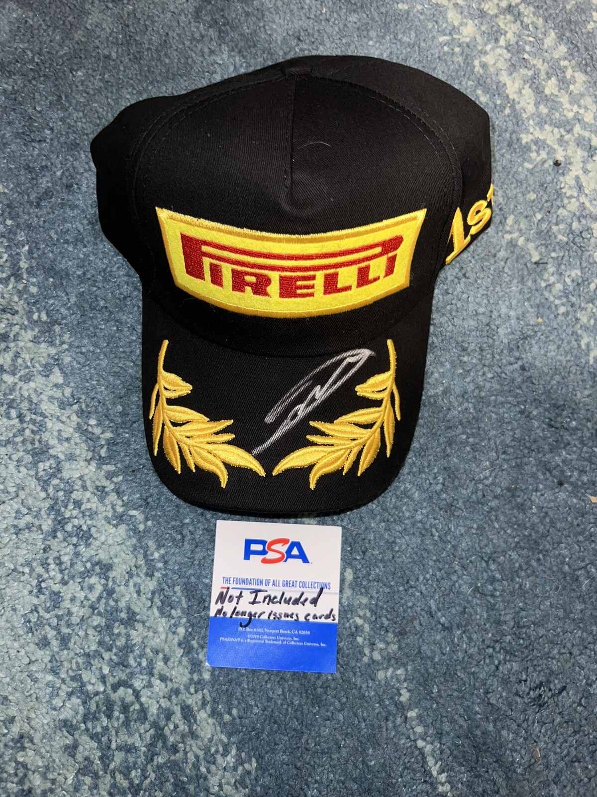 Jack Doohan Signed Pirelli Podium Hat Alpine Rookie Star Driver PSA/DNA