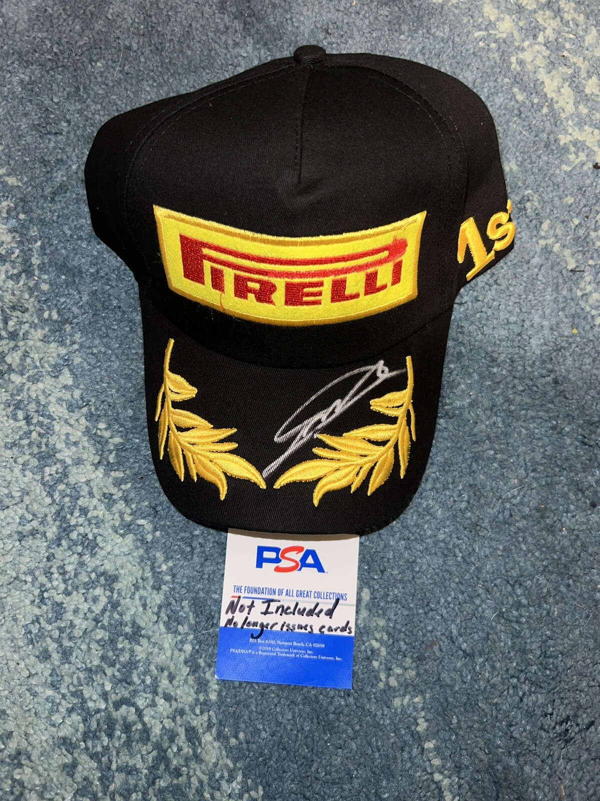 Jack Doohan Signed Pirelli Podium Hat Alpine Rookie Star Driver PSA/DNA #3