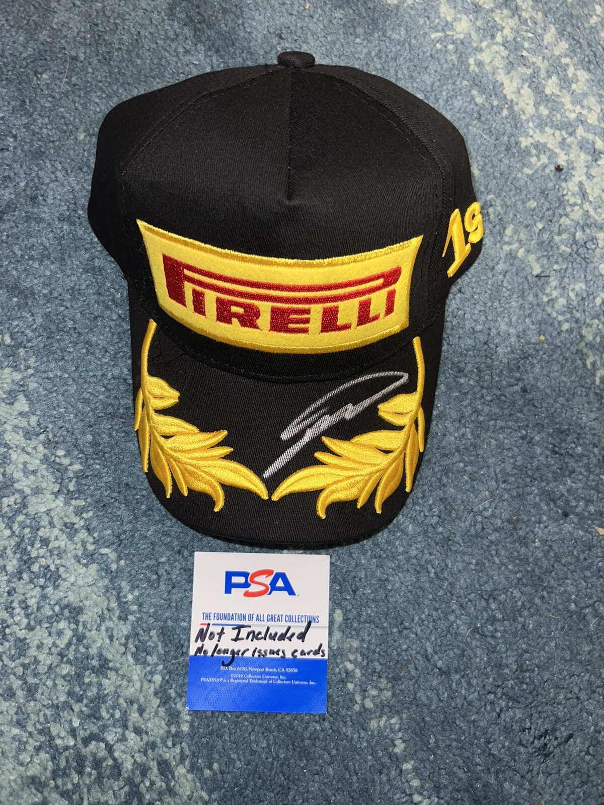 Jack Doohan Signed Pirelli Podium Hat Alpine Rookie Star Driver PSA/DNA #4