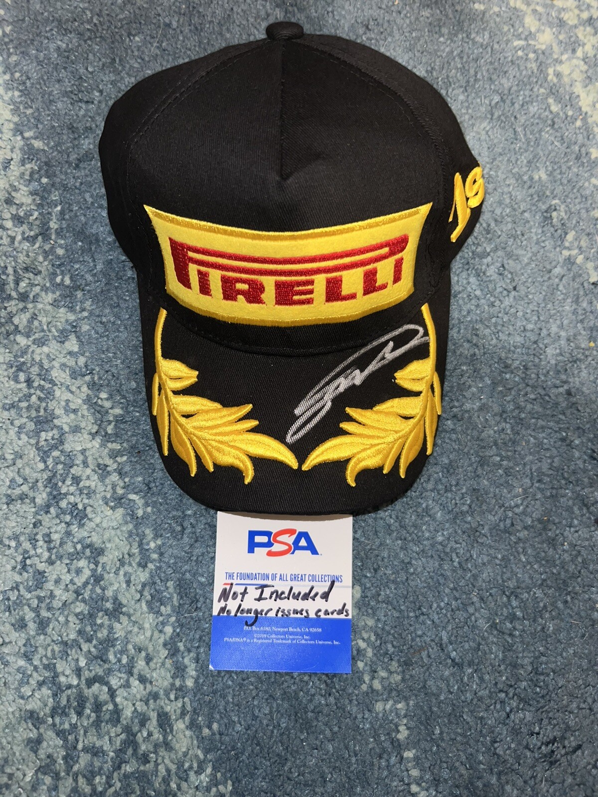 Jack Doohan Signed Pirelli Podium Hat Alpine Rookie Star Driver PSA/DNA #5