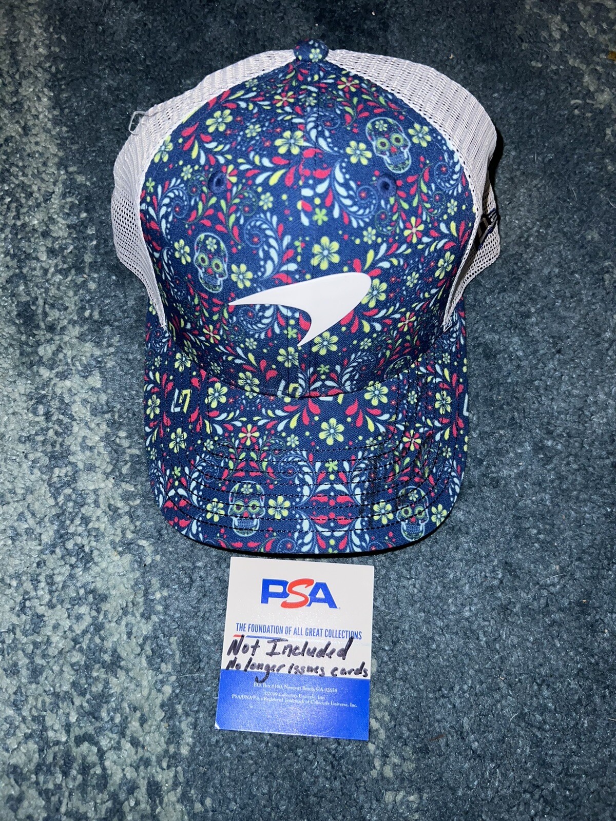 Oscar Piastri Signed Official McLaren Racing Hat Navy Superstar Driver PSA/DNA