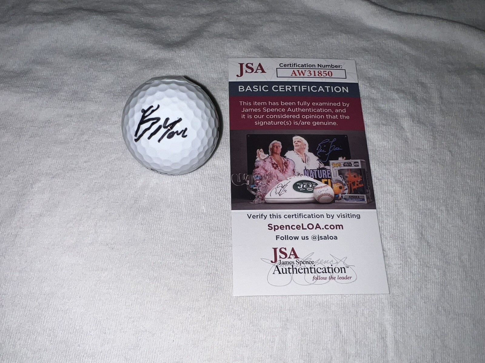 Robert Bob MacIntyre Signed Official Titleist Golf Ball PGA Champion JSA Cert