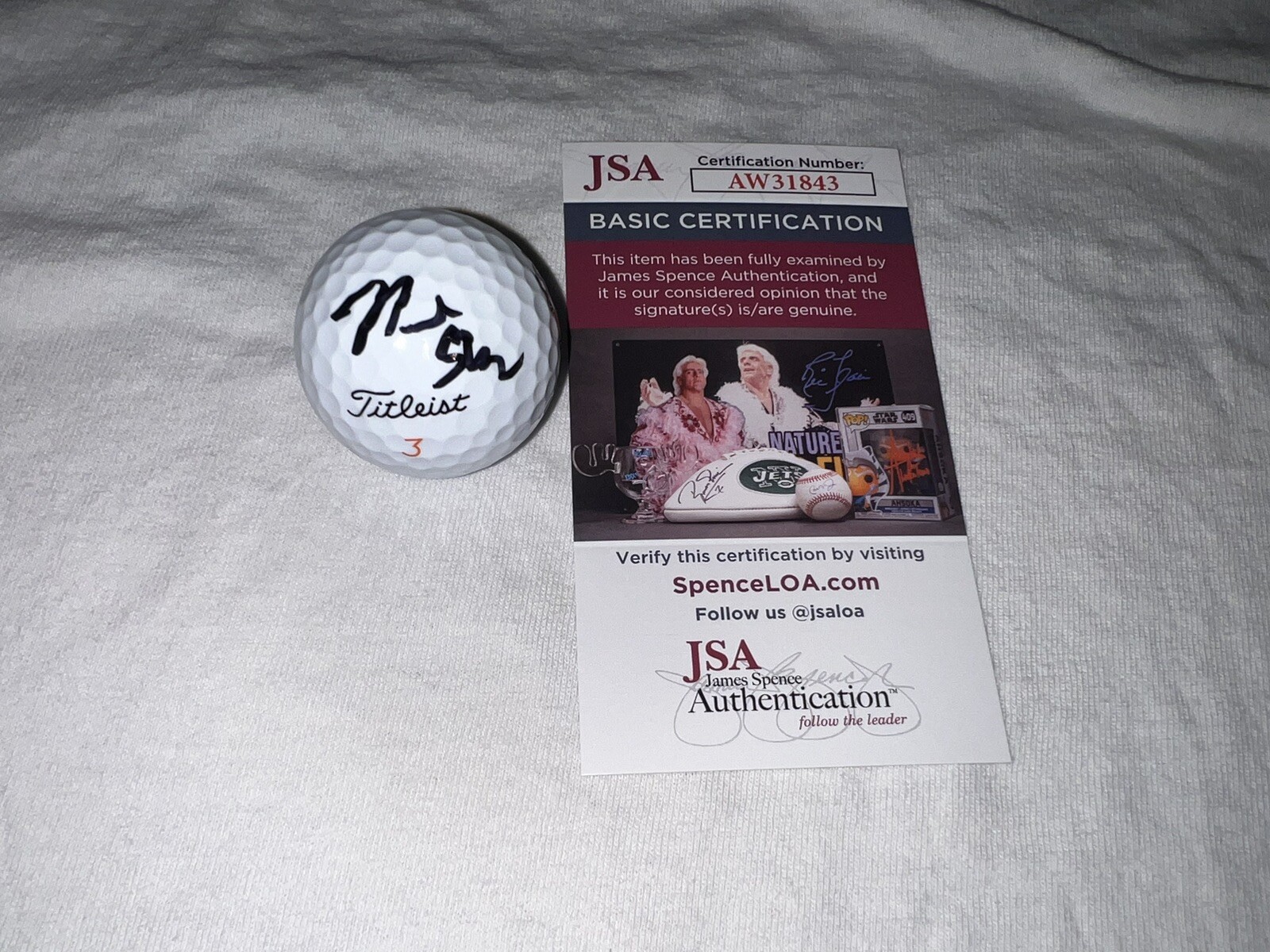 Neal Shipley Signed Official Titleist Golf Ball PGA Champion Low Am JSA Cert
