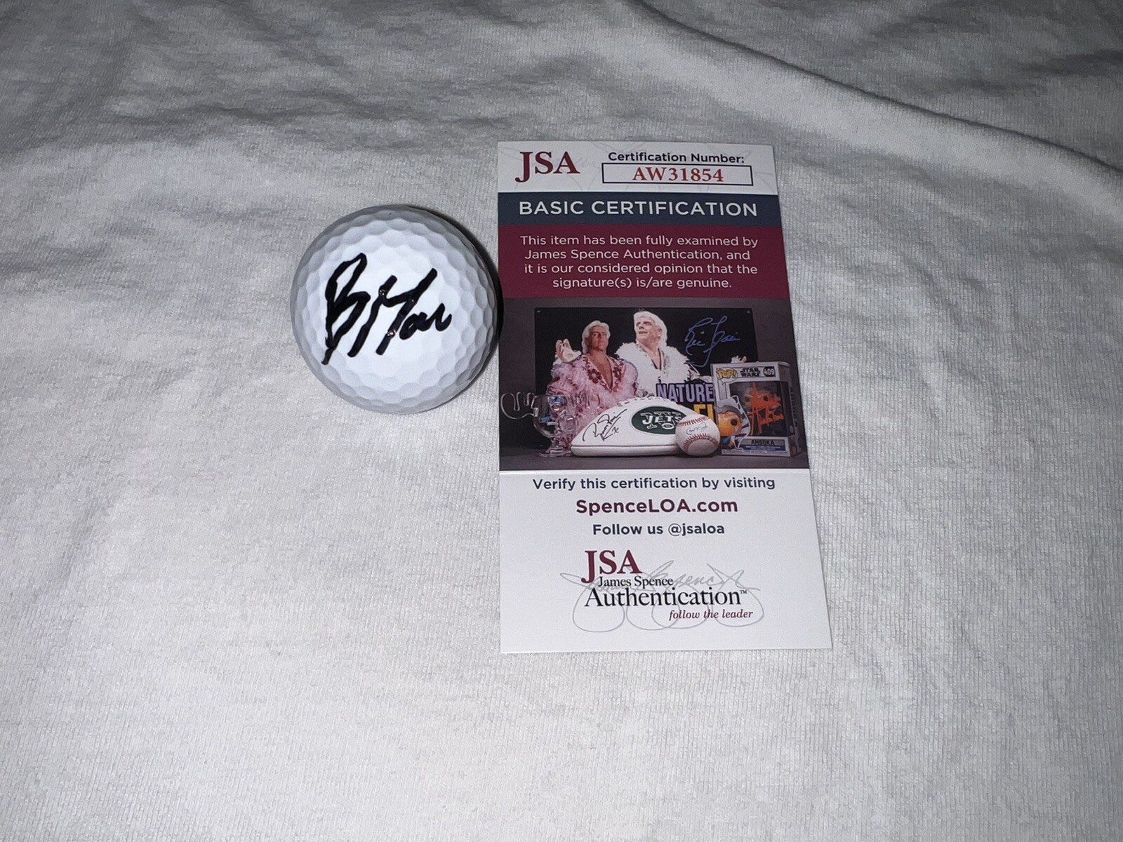 Robert Bob MacIntyre Signed Official Titleist Golf Ball PGA Champion JSA Cert #2
