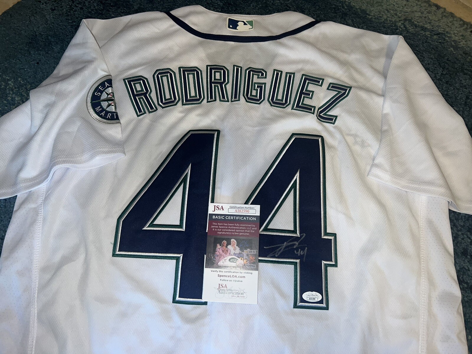 Julio Rodriguez Signed Seattle Mariners Jersey Superstar JSA Auth