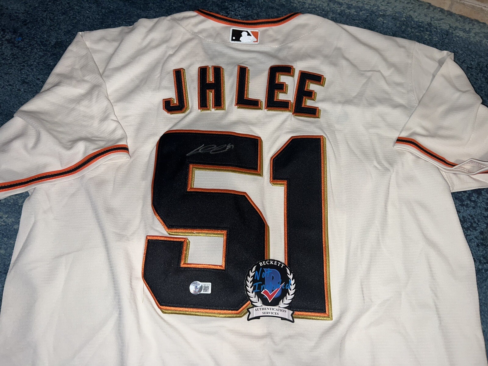 Jung Hoo Lee Signed San Francisco Giants Jersey Superstar Slugger Beckett #2