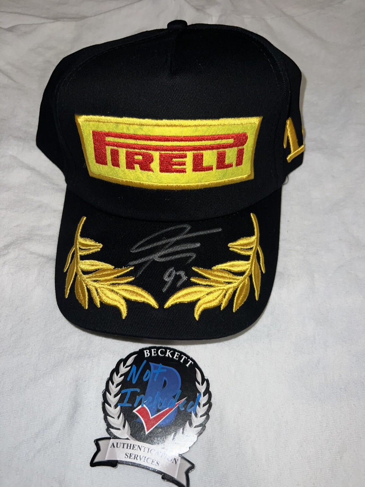 Franco Colapinto Signed Pirelli Podium Hat F1 Star Williams Argentina Beckett