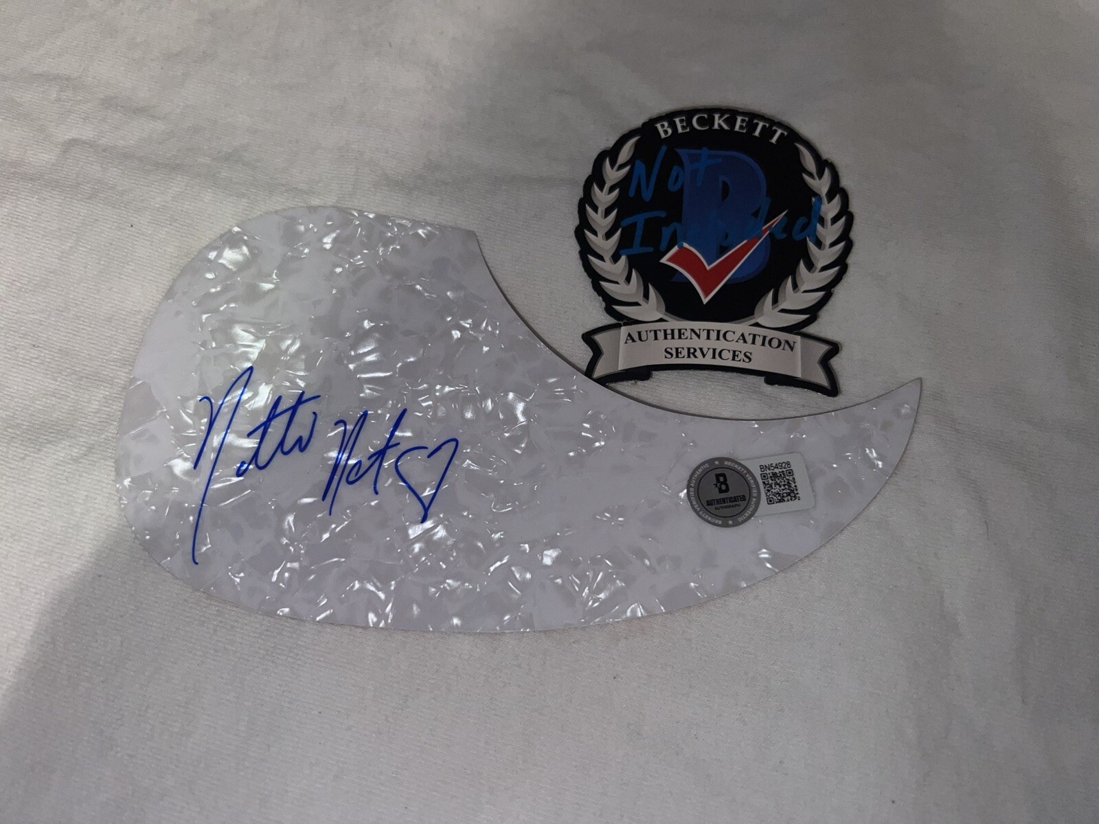 Natti Natasha Signed Acoustic Pickguard Latin Pop Superstar Beckett