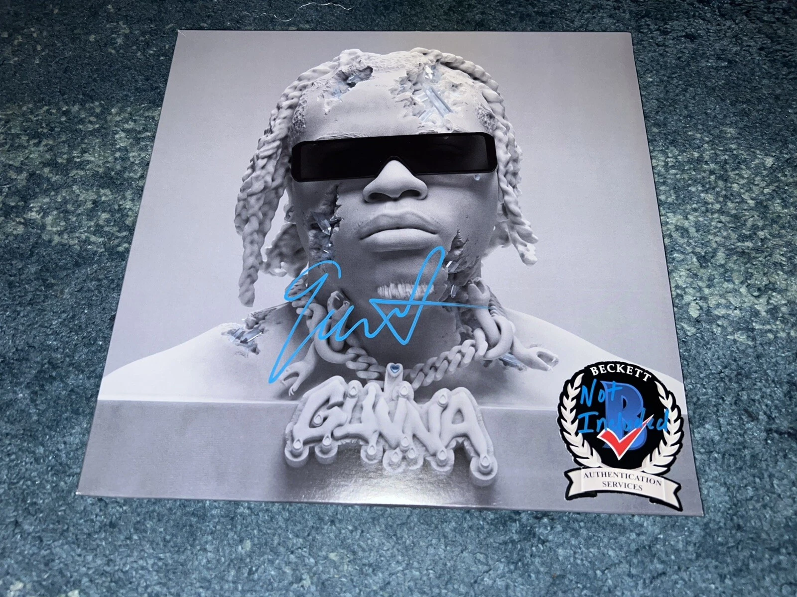 Gunna Signed DS4EVER Vinyl Rap Legend Superstar Number 1 Album Beckett