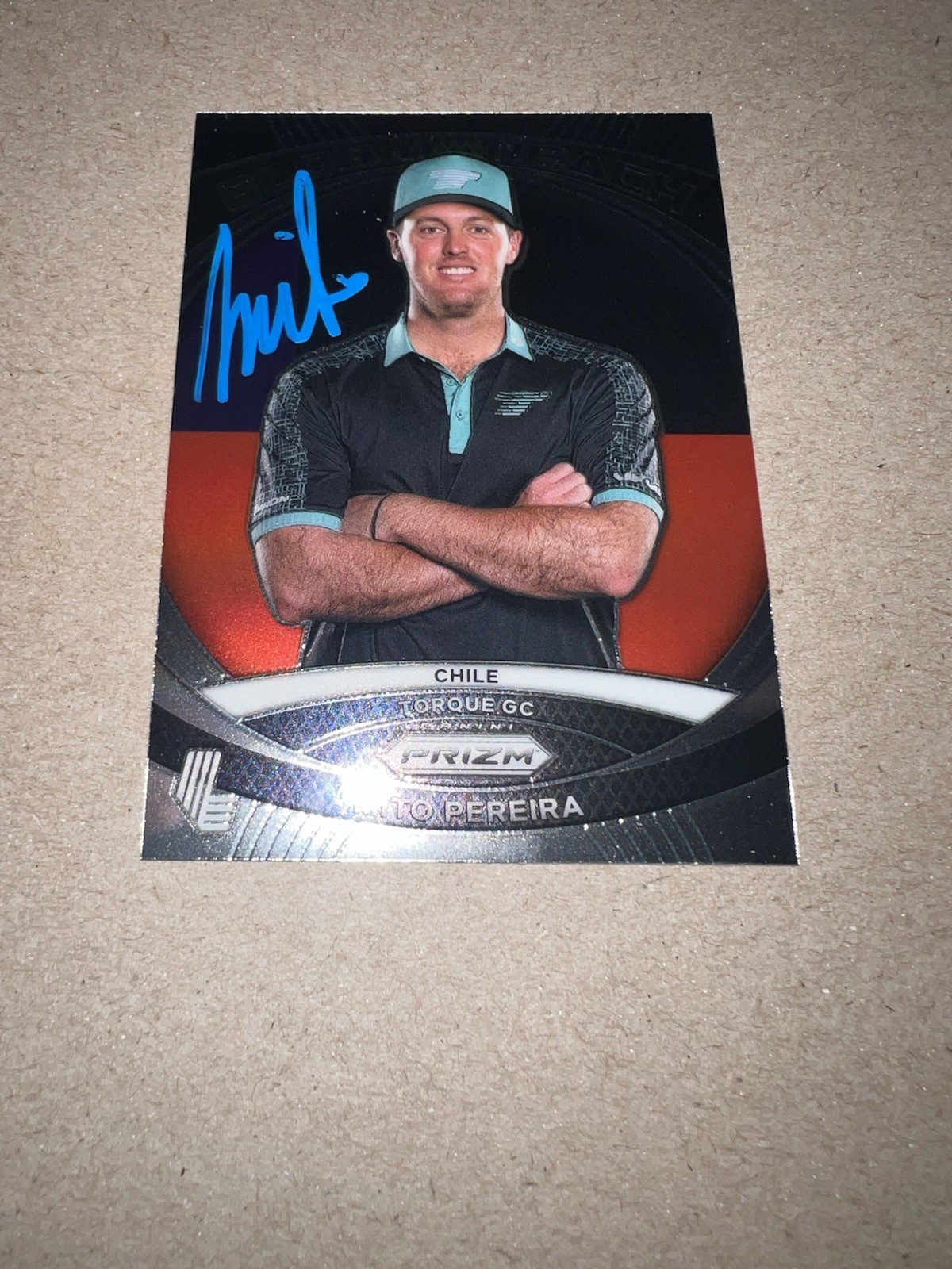 Mito Pereira Signed 2024 Panini Prizm Global Reach Trading Card (14) LIV Torque