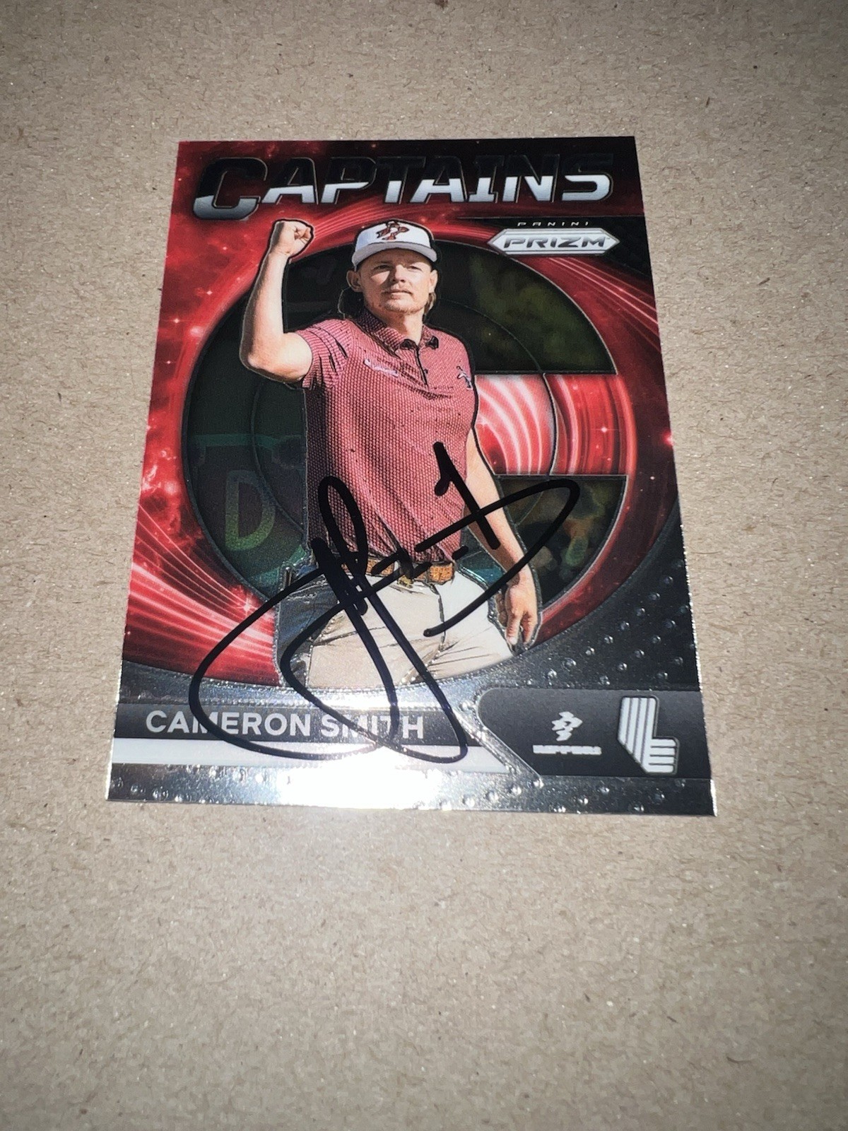 Cam Smith Signed 2024 Panini Prizm Captains Trading Card (79) LIV Golf Rippers 2