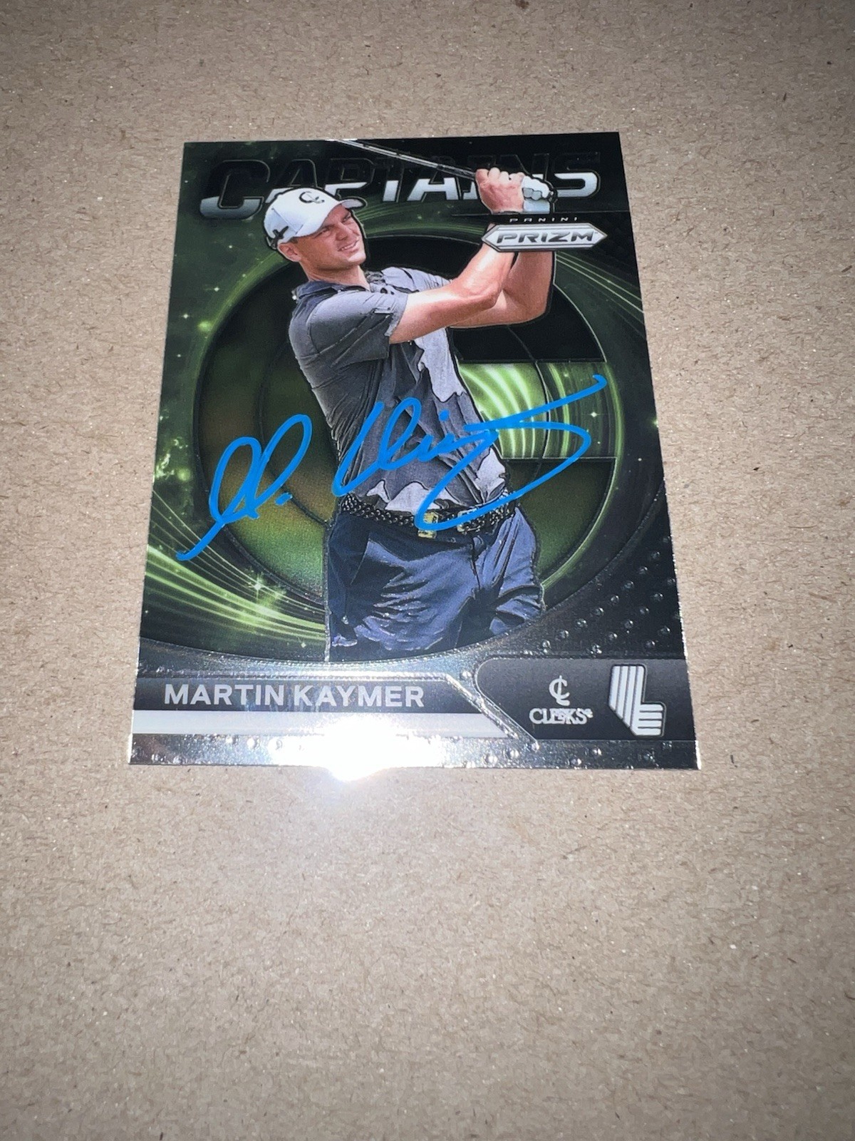 Martin Kaymer Signed 2024 Panini Prizm Captains Trading Card (76) LIV Golf
