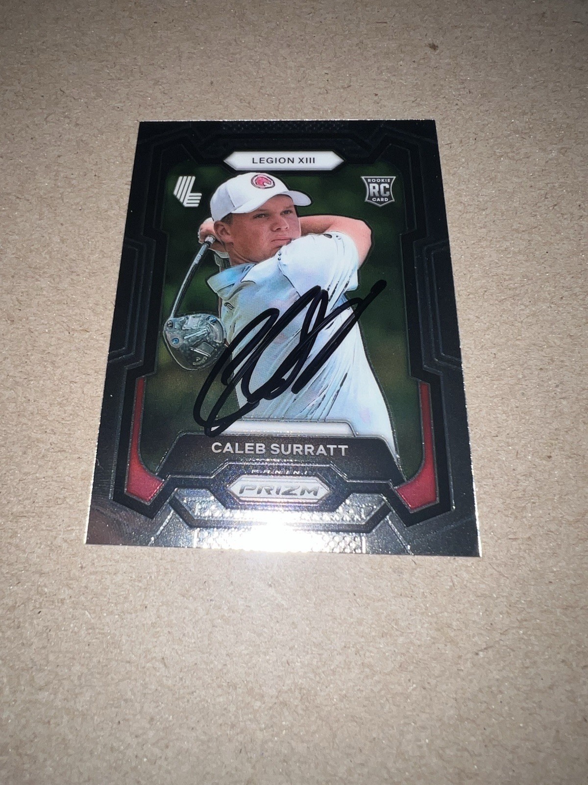Caleb Surratt Signed 2024 Panini Prizm Trading Card (8) LIV Golf Legion XIII