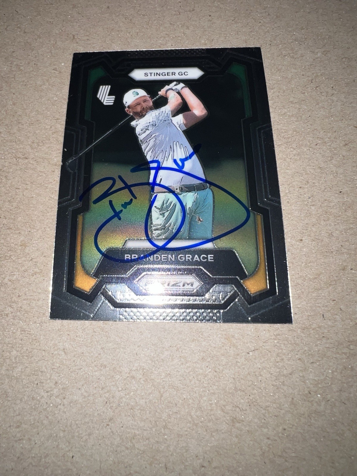 Branden Grace Signed 2024 Panini Prizm Trading Card (26) LIV Golf Stingers