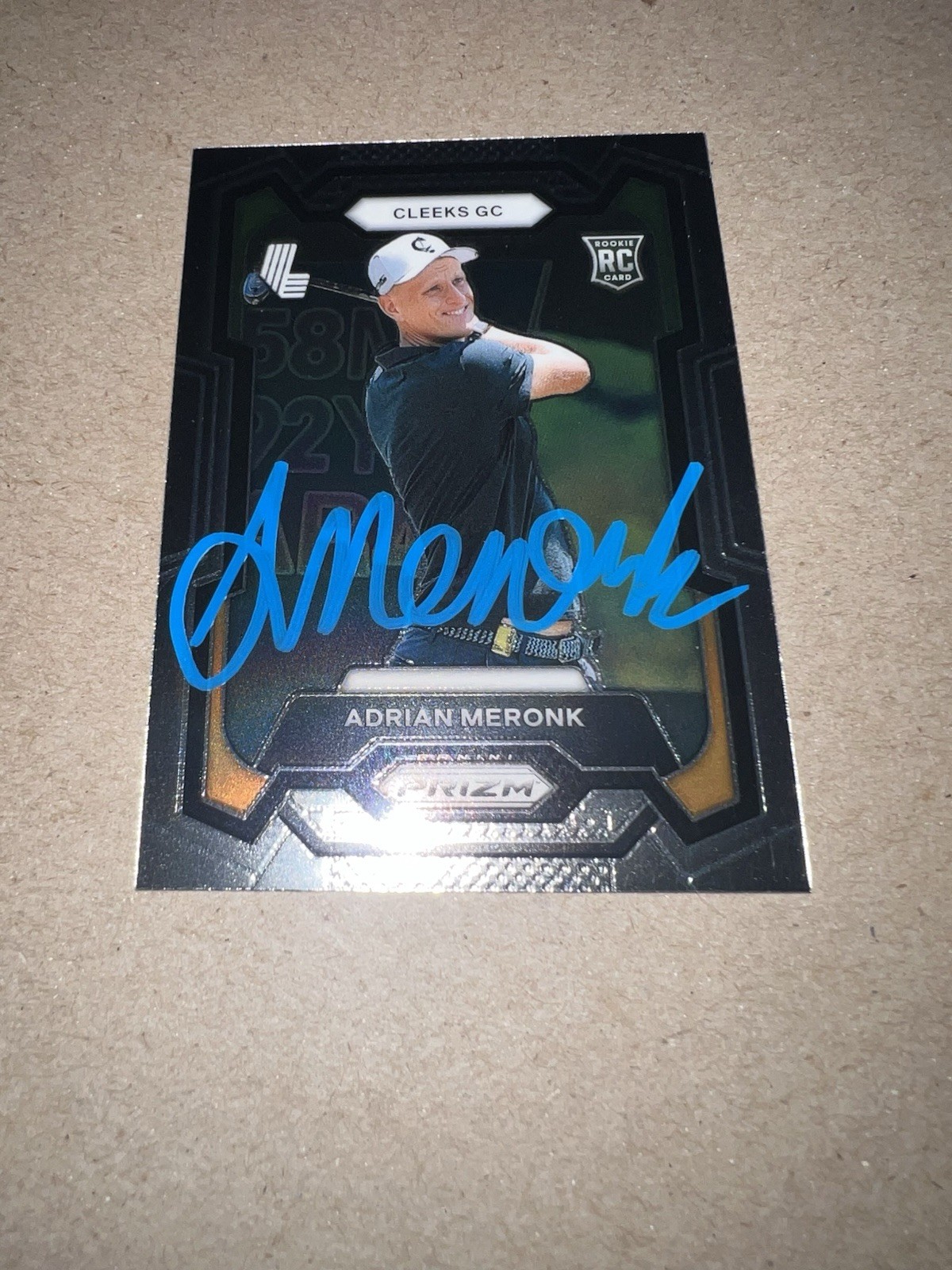 Adrian Meronk Signed 2024 Panini Prizm Trading Card (41) LIV Golf Cleeks GC #2
