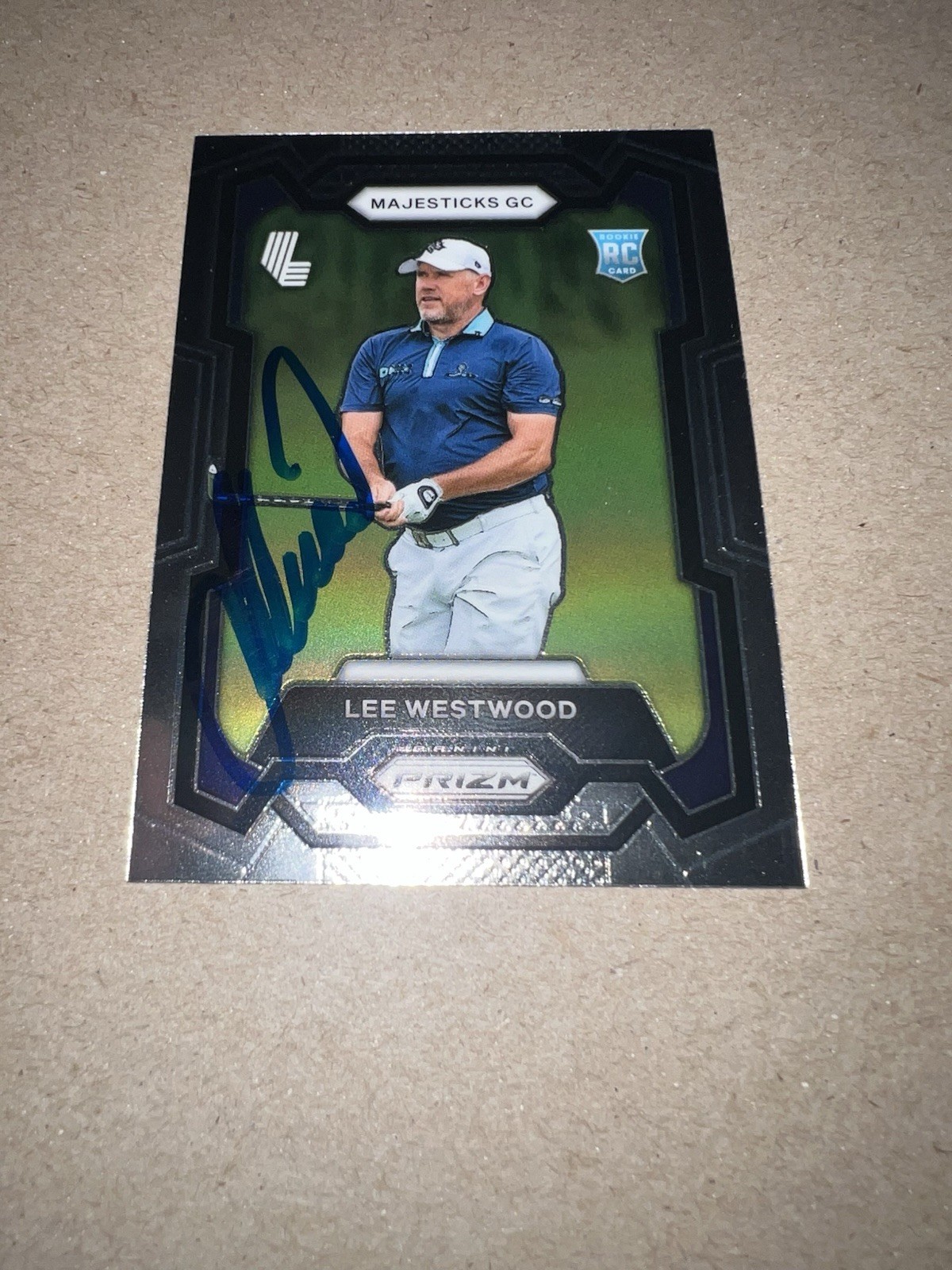 Lee Westwood Signed 2024 Panini Prizm Trading Card (25) LIV Golf Majestics