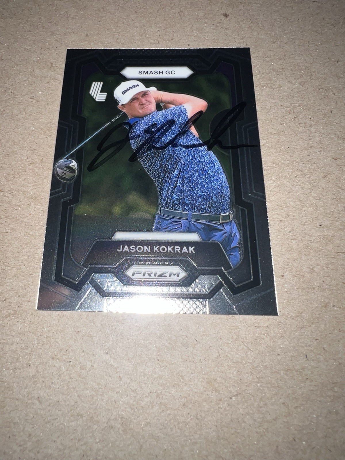 Jason Kokrak Signed 2024 Panini Prizm Trading Card (51) LIV Golf Smash GC