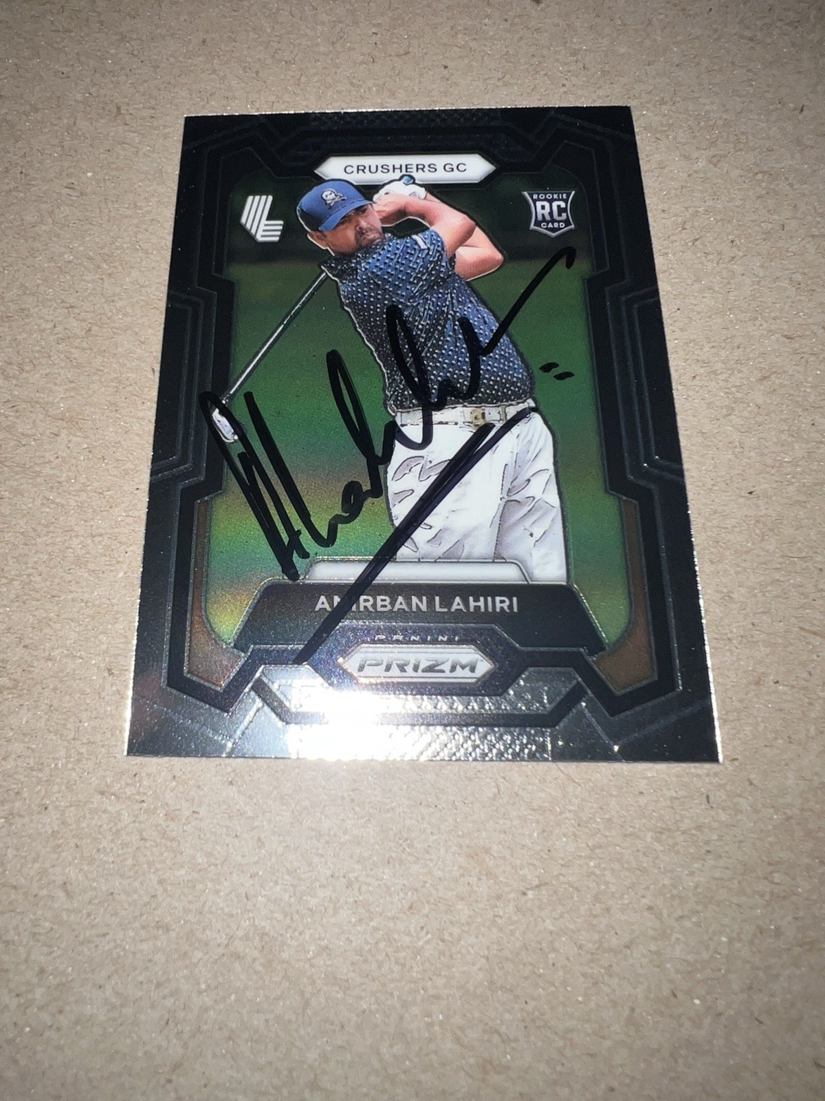 Anirban Lahiri Signed 2024 Panini Prizm Trading Card (5) LIV Golf Crushers GC