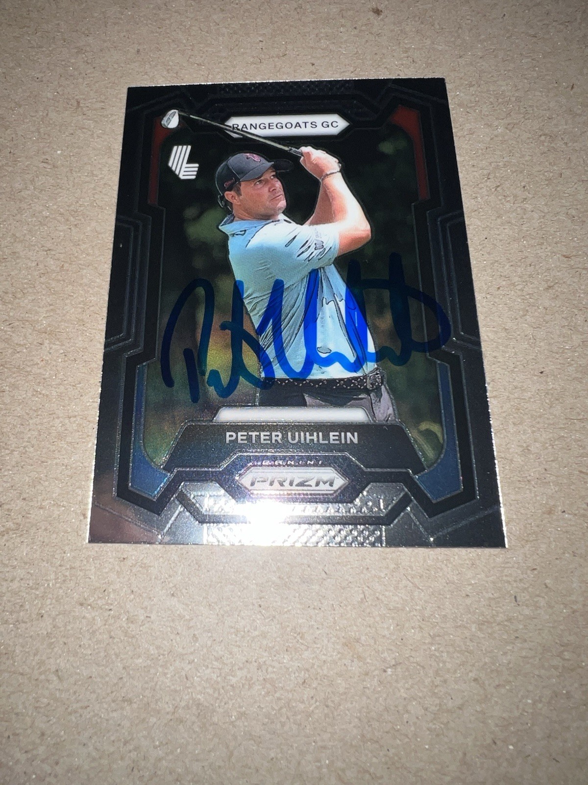 Peter Uihlein Signed 2024 Panini Prizm Trading Card (30) LIV Golf Range Goats GC